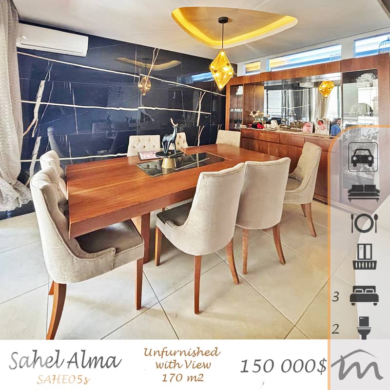 Sahel Alma | Fully Decorated/Renovated 170m² | Good Building Status 0