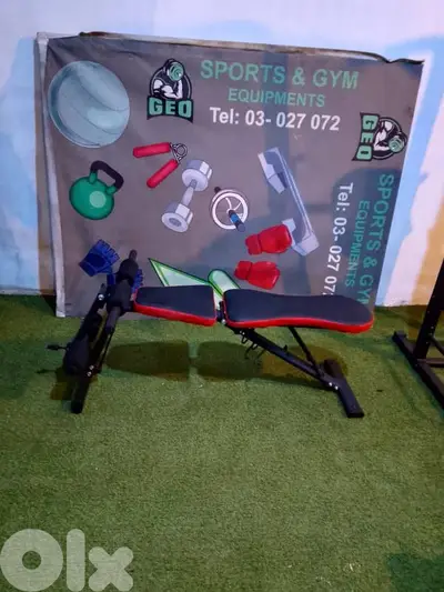 Adjustable bench 03027072 GEO SPORT معدات رياضية جديد ومستعمل