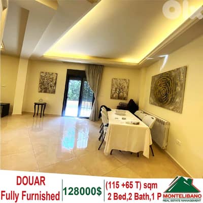 Fully Furnished 115 sqm Apartment For Sale in Douar with 65sqm Terrace