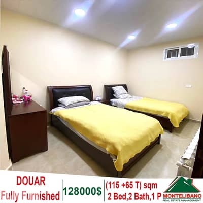 Fully Furnished 115 sqm Apartment For Sale in Douar with 65sqm Terrace
