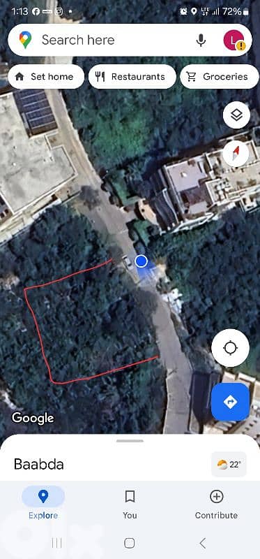 land for sale in yarzeh. ارض للبيع في اليرزة