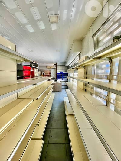 200 SQM Fully Equipped Supermarket/Shop in Jal El Dib, Metn