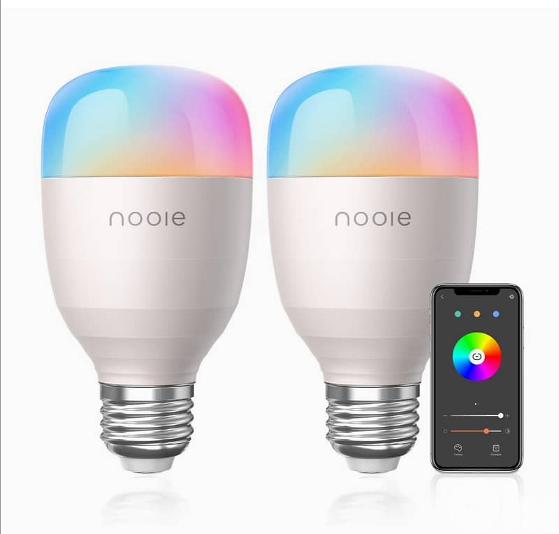 Nooie Warm Light Smart Lamp 2800K-6000K+RGBW LED E27 WiFi/4 $ delivery 0