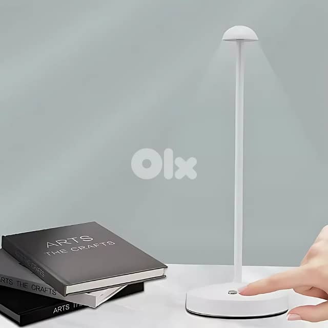 Mushroom Table Lamp, Warm LED, USB Charging, Modern Design 2