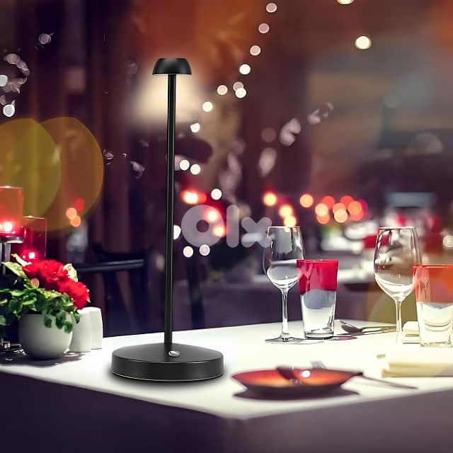 Nordic Table Lamp – Portable & Cordless Light with Touch Dimmer 2