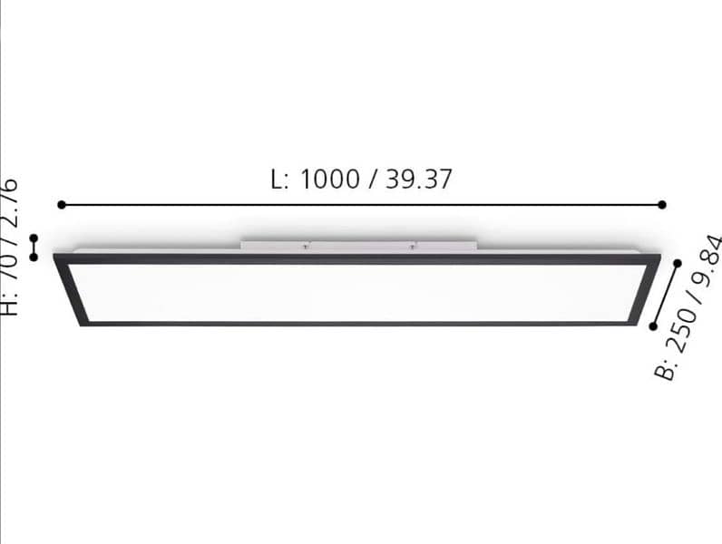 EGLO Bottazzo LED  Light, Remote Control, Dimmable,Colour/4$ delivery 5