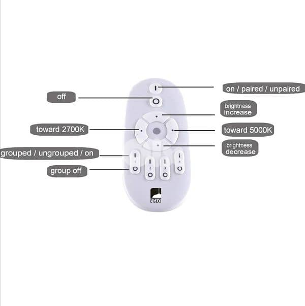 EGLO Bottazzo LED  Light, Remote Control, Dimmable,Colour/4$ delivery 10