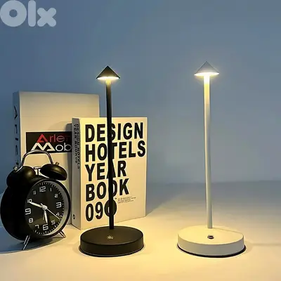 Minimalist Table Lamp: Scandinavian Design, Warm LED Light