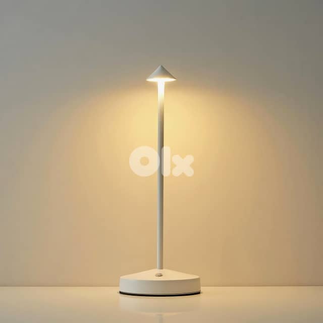 Minimalist Table Lamp: Scandinavian Design, Warm LED Light 2