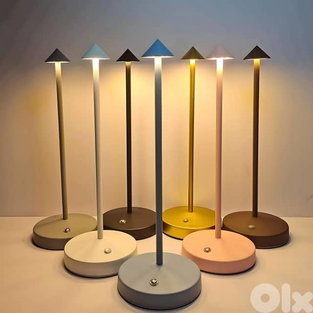 Minimalist Table Lamp: Scandinavian Design, Warm LED Light 4