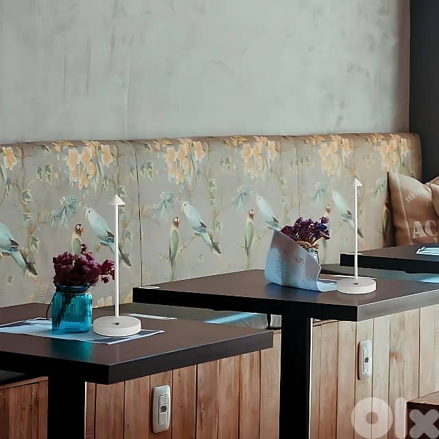 Minimalist Table Lamp: Scandinavian Design, Warm LED Light 6