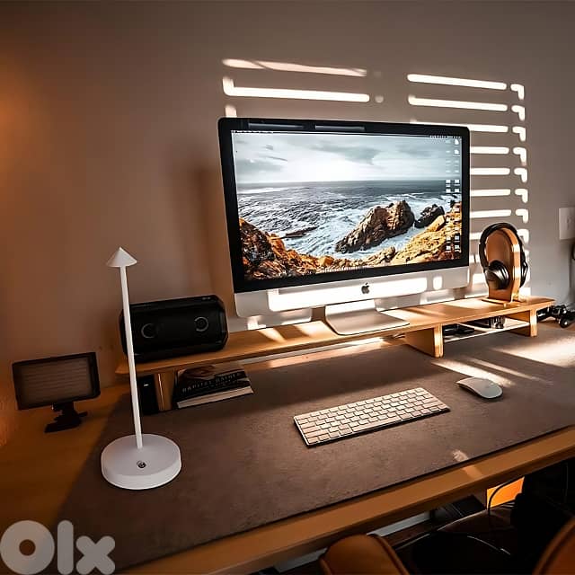 Minimalist Table Lamp: Scandinavian Design, Warm LED Light 9