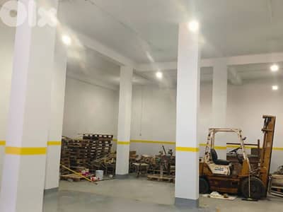 L16394-617 SQM Warehouse At Ground Level For Sale in Dbayeh