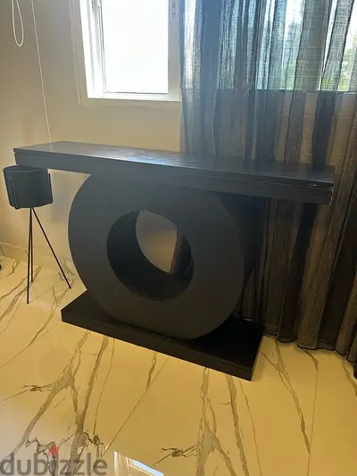 Wood console