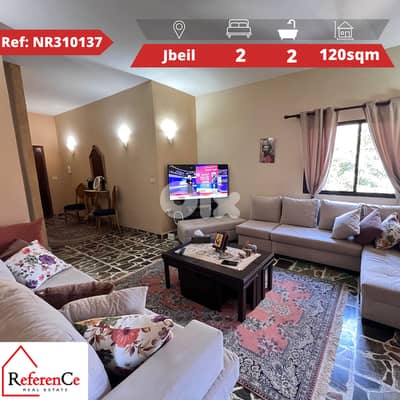Furnished apartment for sale in Jbeil شقة مفروشة للبيع في جبيل