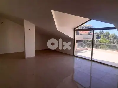 L16337-Duplex With a Large Terrace For Sale in Bsalim