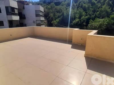 L16337-Duplex With a Large Terrace For Sale in Bsalim