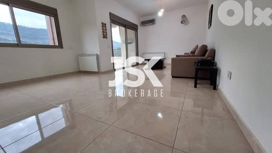 L14628-Spacious Apartment With Great Green View for Sale In Baabdat