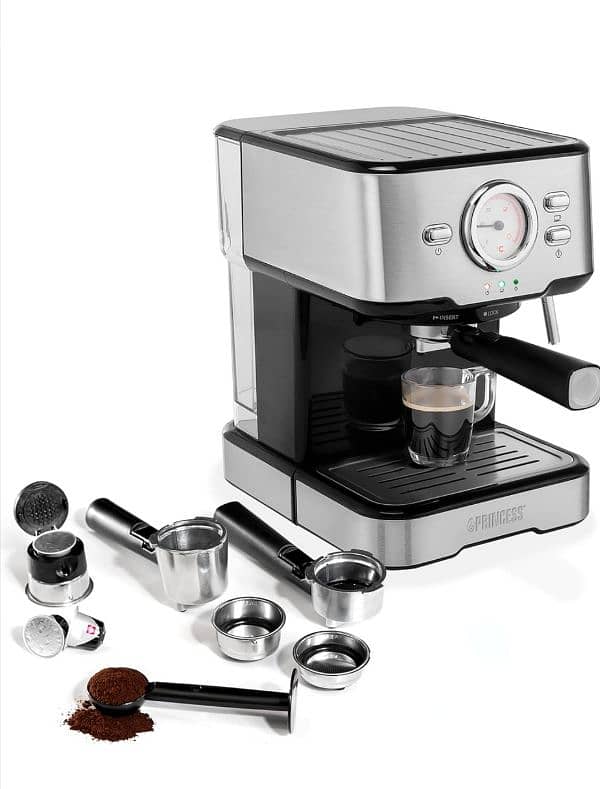 Princess 249412 Espresso + Capsule Machine  /4$delivery 0