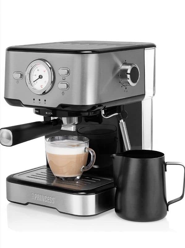 Princess 249412 Espresso + Capsule Machine  /4$delivery 16