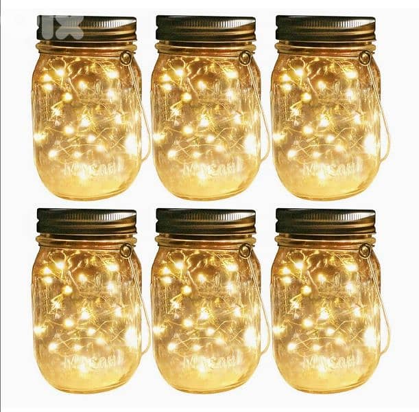Aulaya 6 Pack 160 LED Solar Lantern for Outdoors, Garden, (Warm White) 0