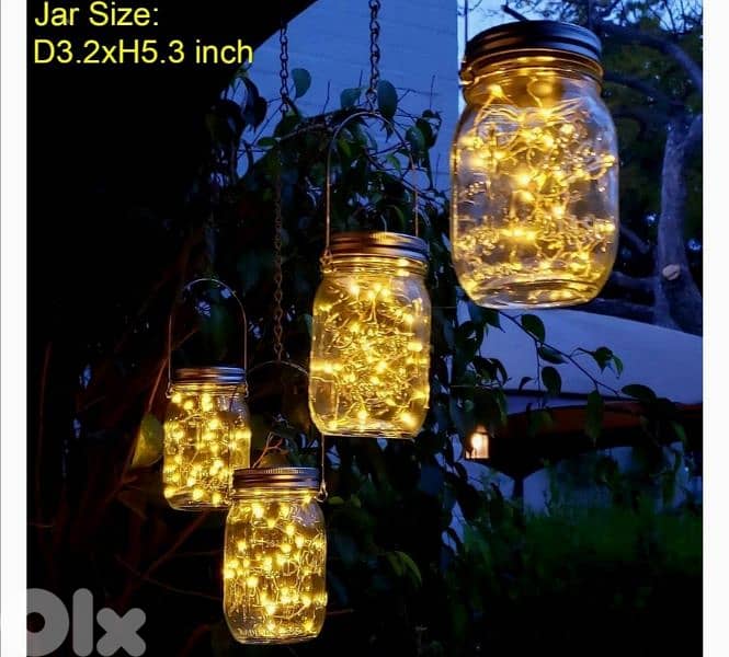Aulaya 6 Pack 160 LED Solar Lantern for Outdoors, Garden, (Warm White) 10