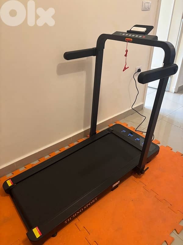 Foldable under bed treadmill with remote control 2.0 hp motor 1