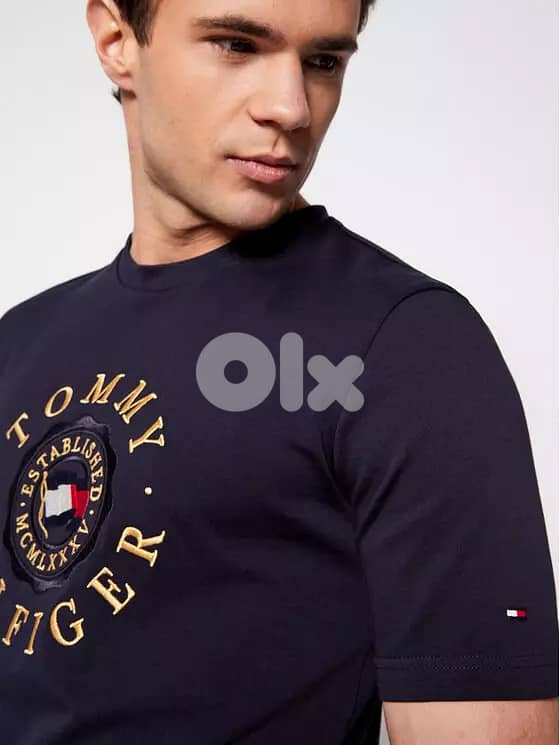 Tommy Hilfiger Original  - Tshirt Navy Blue Size L 4