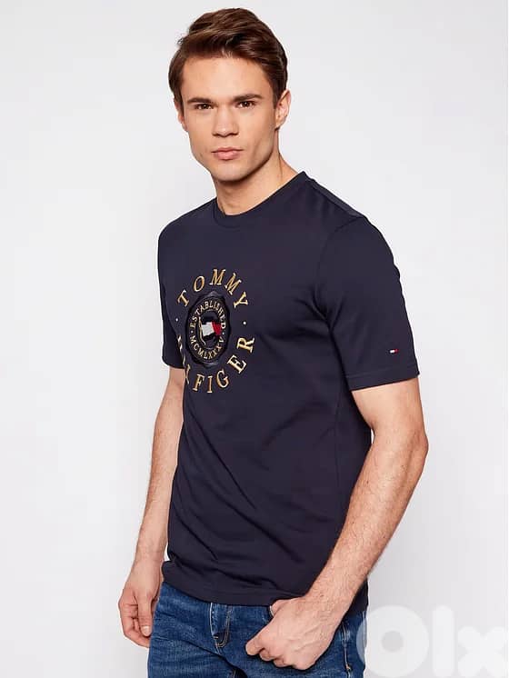 Tommy Hilfiger Original  - Tshirt Navy Blue Size L 5