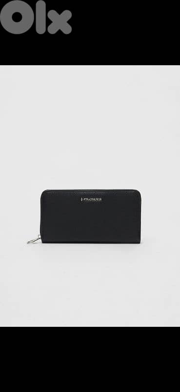 stradivarius wallet black 0