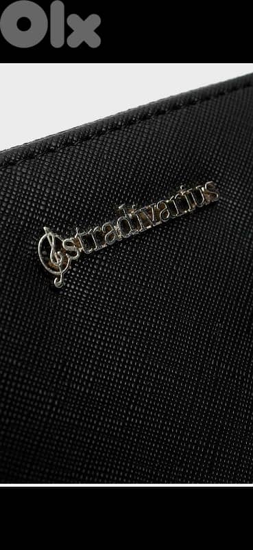 stradivarius wallet black 5