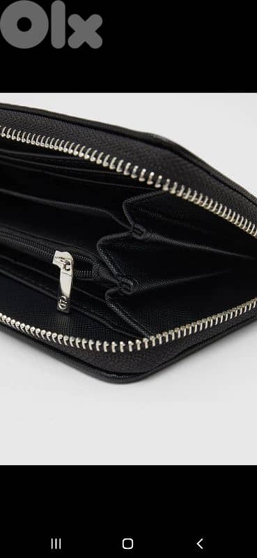 stradivarius wallet black 8