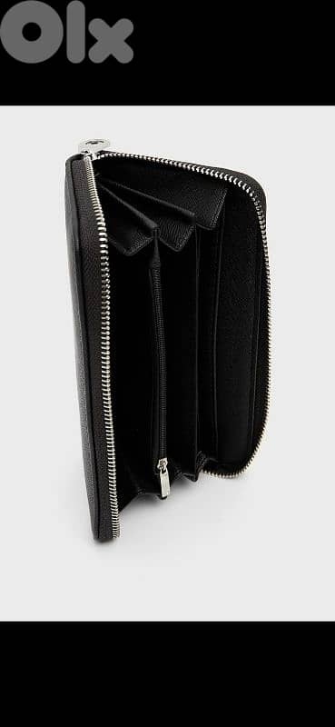stradivarius wallet black 9