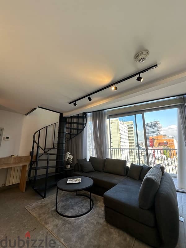 HOT DEAL! Luxury 1-Bedroom Loft For Rent In Gemmayzeh 0