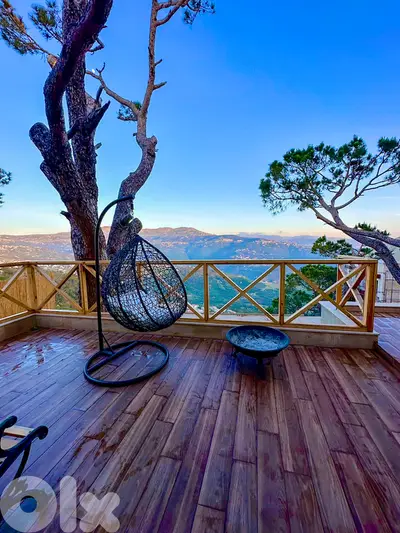 150 SQM  Furnished Chalet in Dhour Choueir, Metn with Mountain View