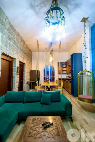 150 SQM  Furnished Chalet in Dhour Choueir, Metn with Mountain View