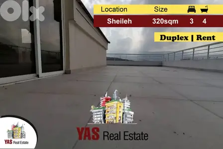 Sheileh 320m2 | Duplex | Rent | Prime Location | Quiet Street IV/KS |