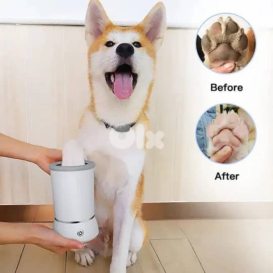 Automatic pet paw cleaner and massager 2