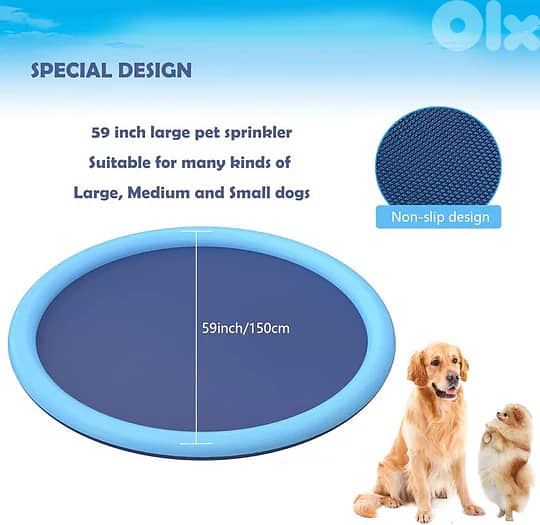 Inflatable Water Sprinkler Pad 1