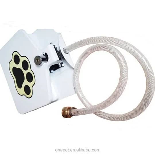 Outdoor automatic step on drinking fountain for dogs 4