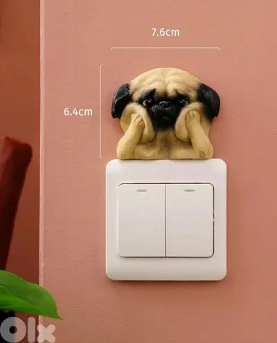cute puppy wall decoration