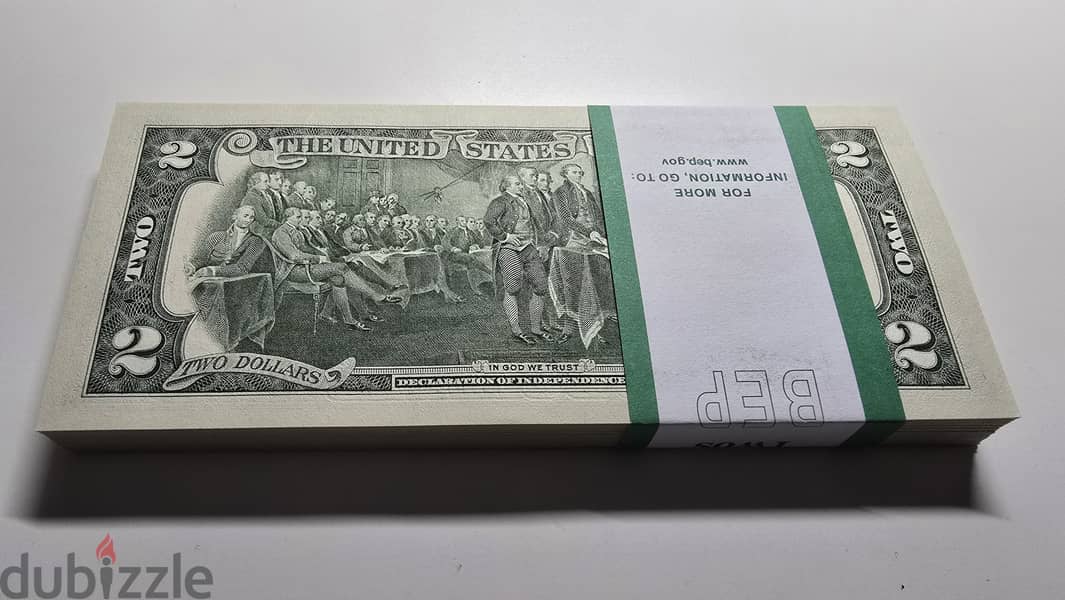 2 Dollars x 97 Pcs Bundle NEW MINT 1