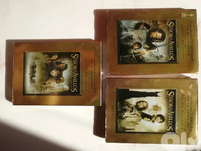 Lord of the rings trilogy dvds english & spanish audio & subs