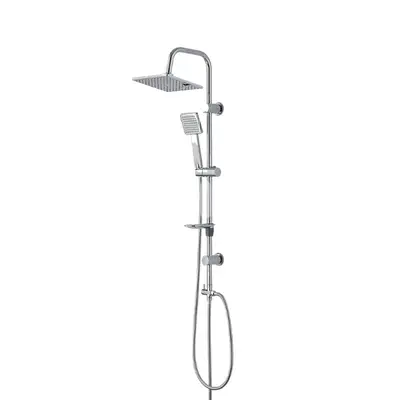 Modern Shower Set with 5 Spray Modes, 2 Washing Heads, 70cm