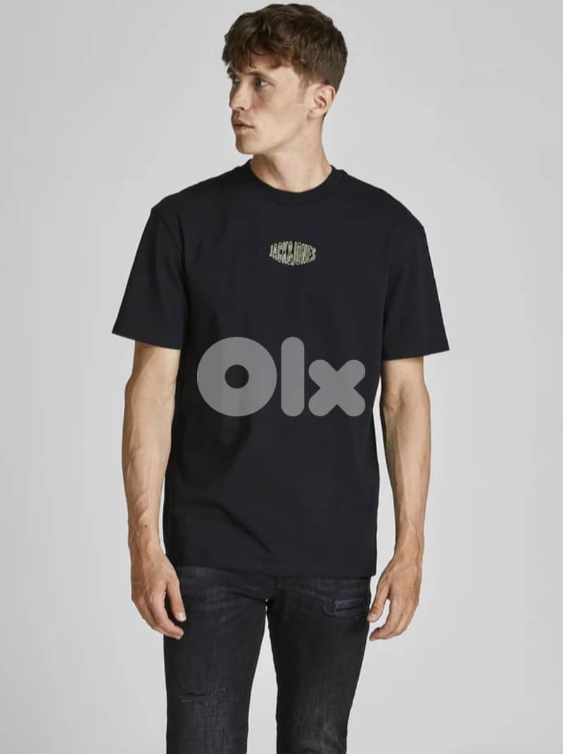 Jack & Jones Men's t-shirt Black size L 0