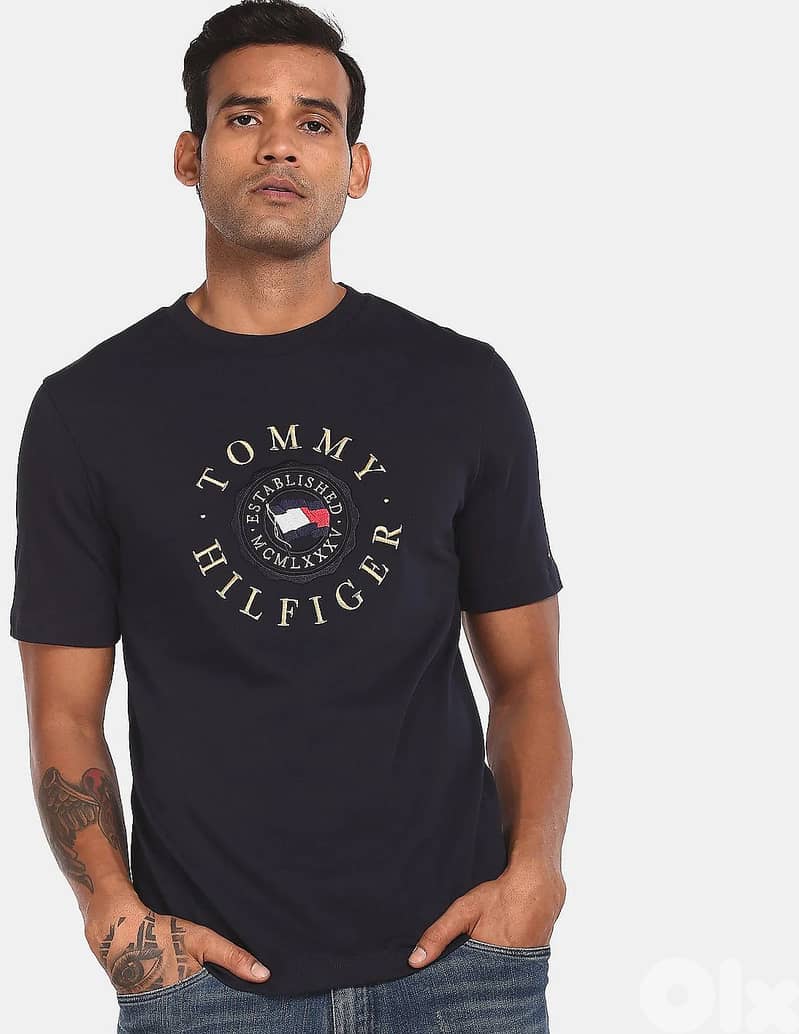 Tommy Hilfiger - Black T-Shirt size L 0