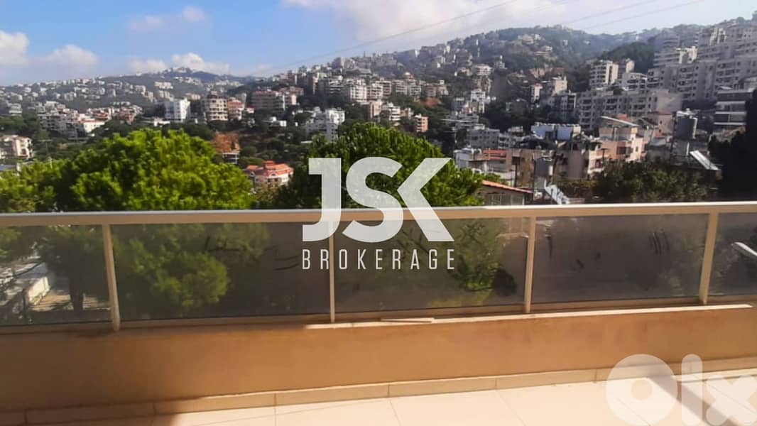 L16483-Spacious Apartment With A Nice View For Sale In Bsalim 0