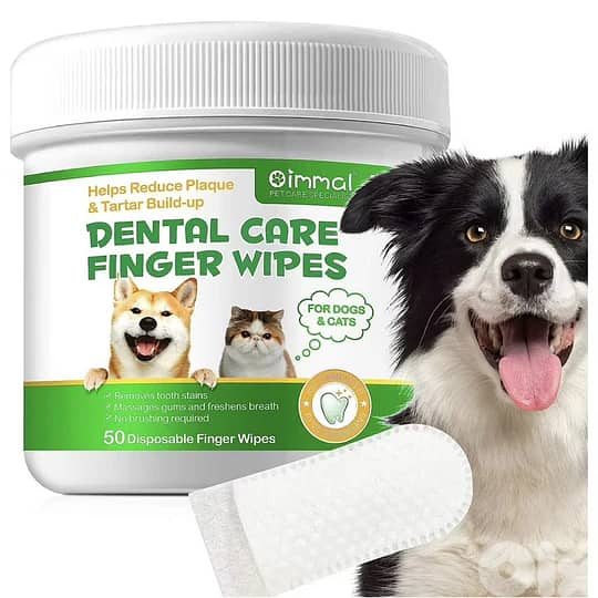 Dental Care Organic Pet Glove Wipes 0