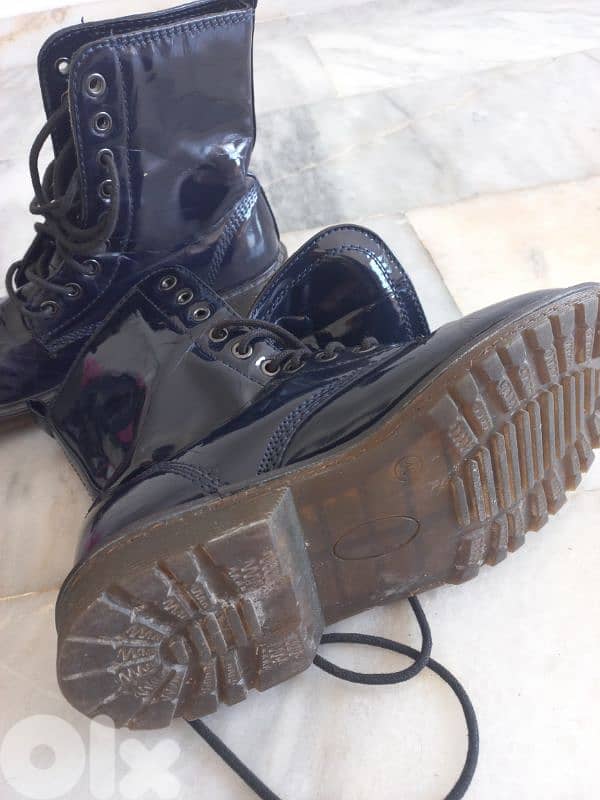 Dark Blue Boots,Size 40 5