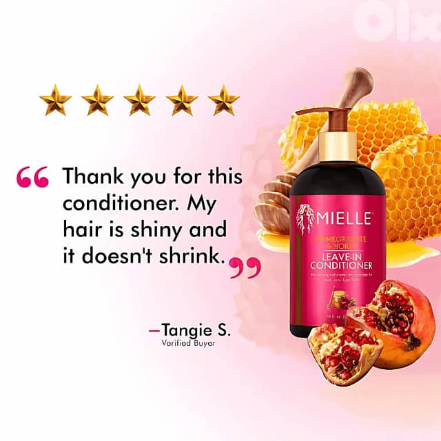 Mielle Leave-In Hair Conditioner with Pomegranate & Honey, 355ml 2